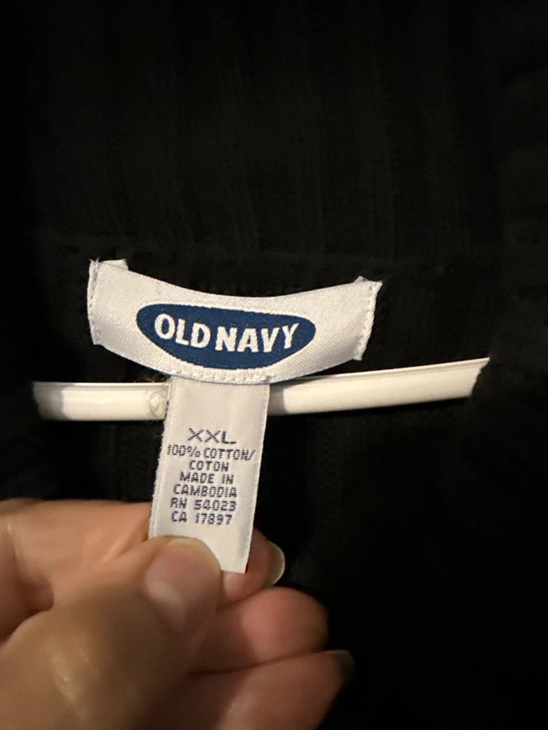 Old Navy Black Ribbed Turtleneck XXL - photo 2