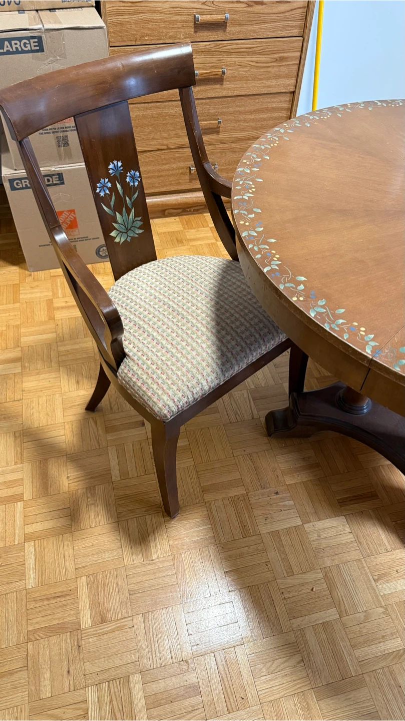 Wooden Dining Table with 2 Chairs - photo 3