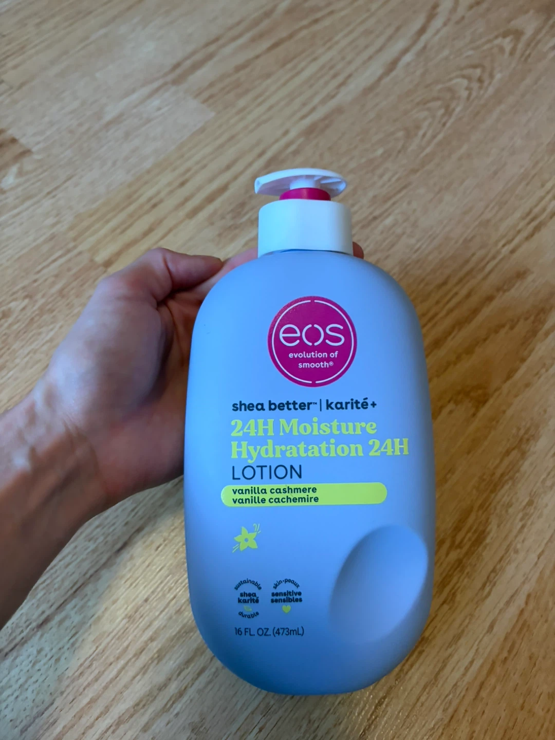 EOS Shea Butter Vanilla Cashmere Body Lotion 473ml