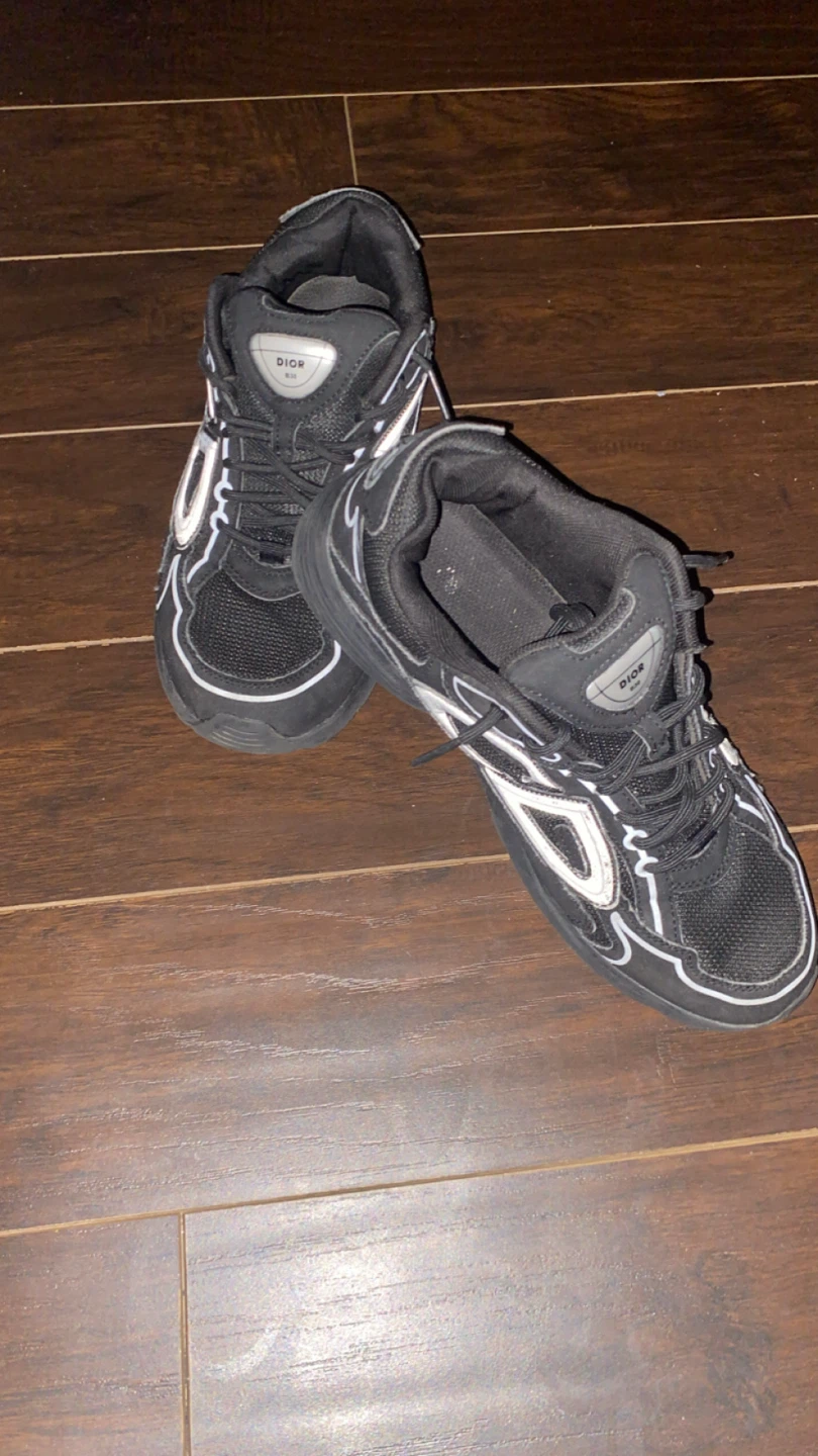 Dior B30 Black Mesh and Technical Fabric Sneakers