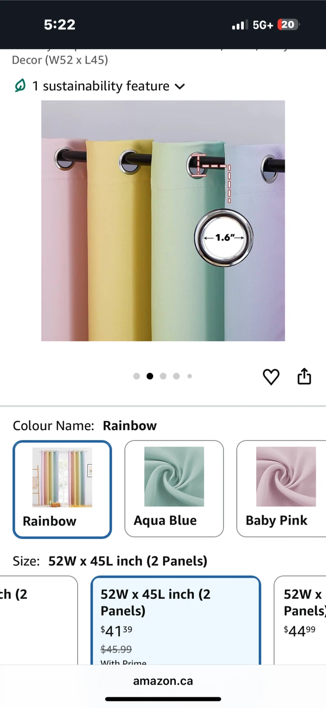 Rainbow curtains new - photo 2