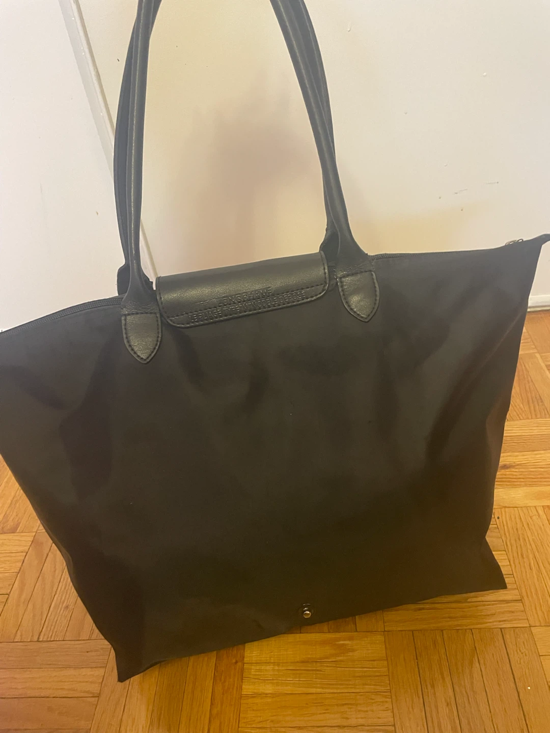 Longchamp Le Pliage Large Shoulder Tote Bag in Black - photo 2