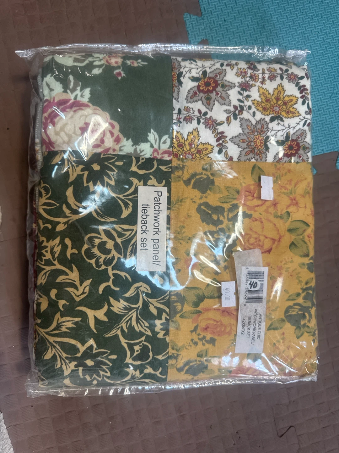Greenland Home Antique Chic Patchwork Curtain Panel Set - photo 4