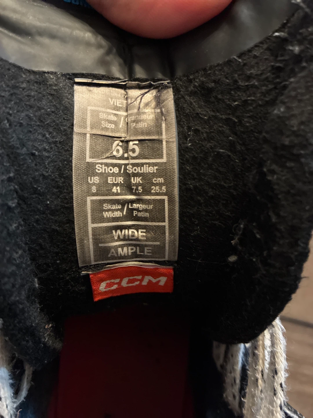 CCM JetSpeed Xtra Plus Hockey Skates Size 6.5 Wide - photo 3