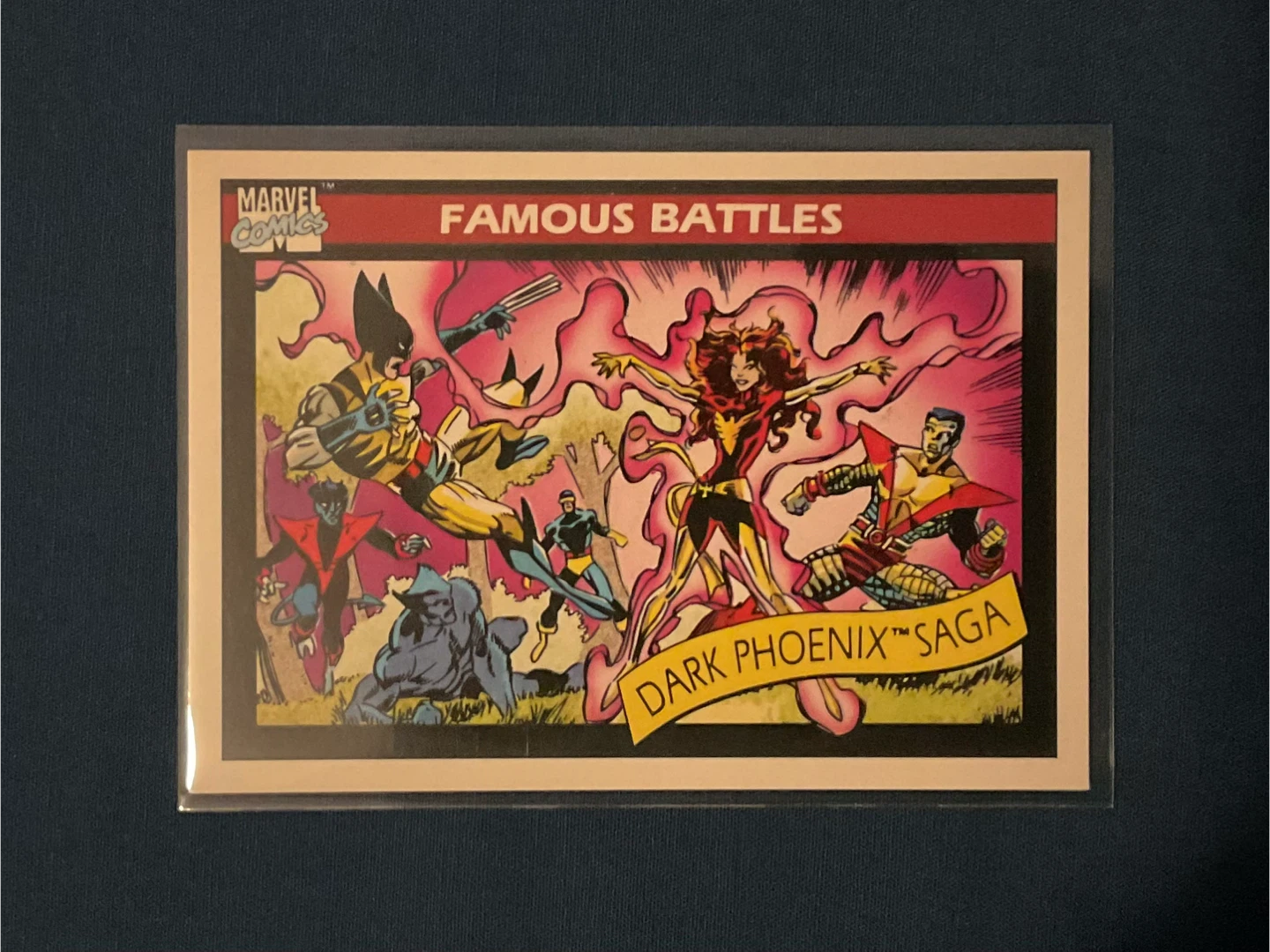 1990 Impel Marvel Universe Famous Battles “Dark Phoenix Saga”