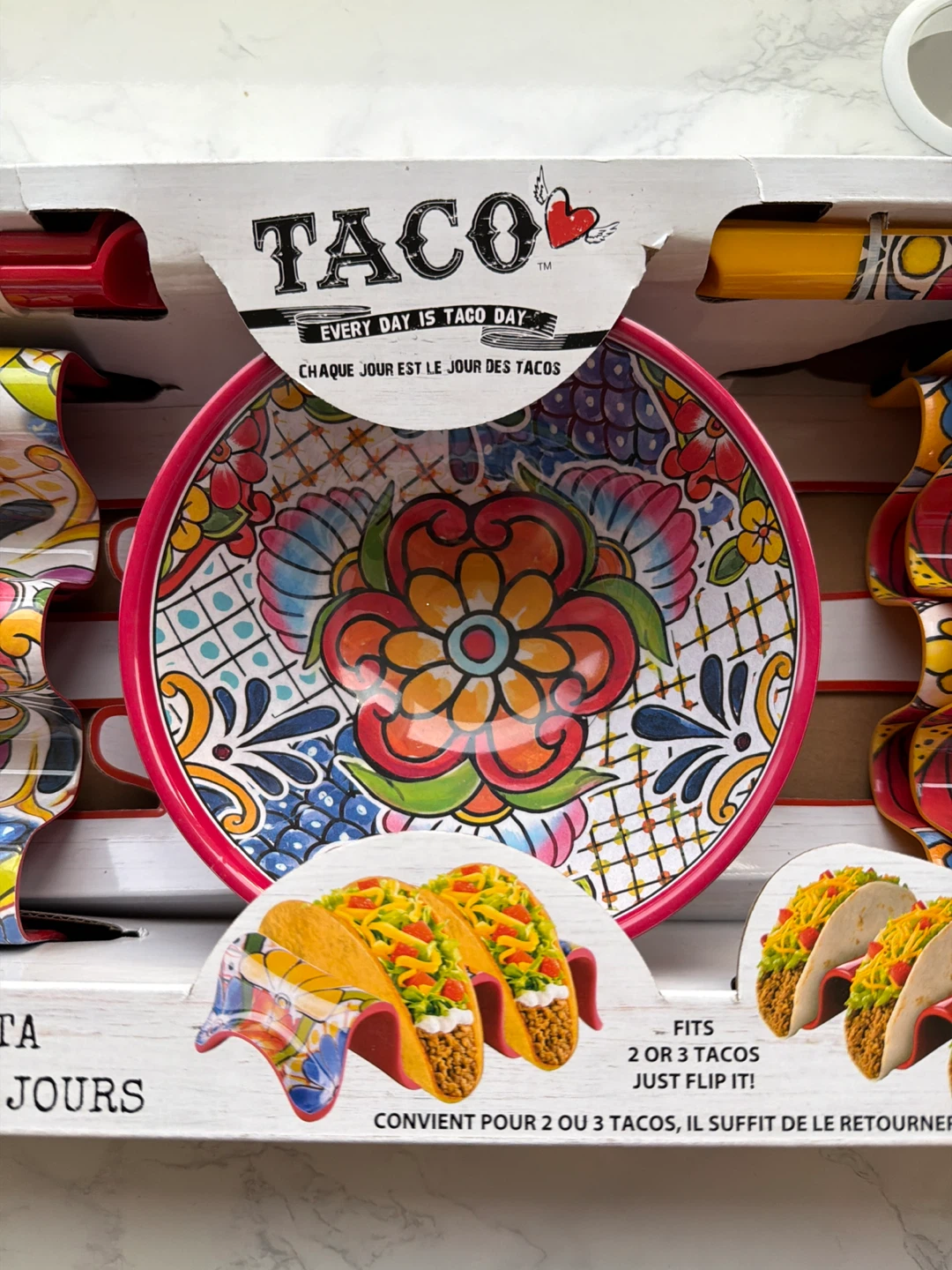 Taco Fiesta Set with Taco Holders and Spoons - photo 2