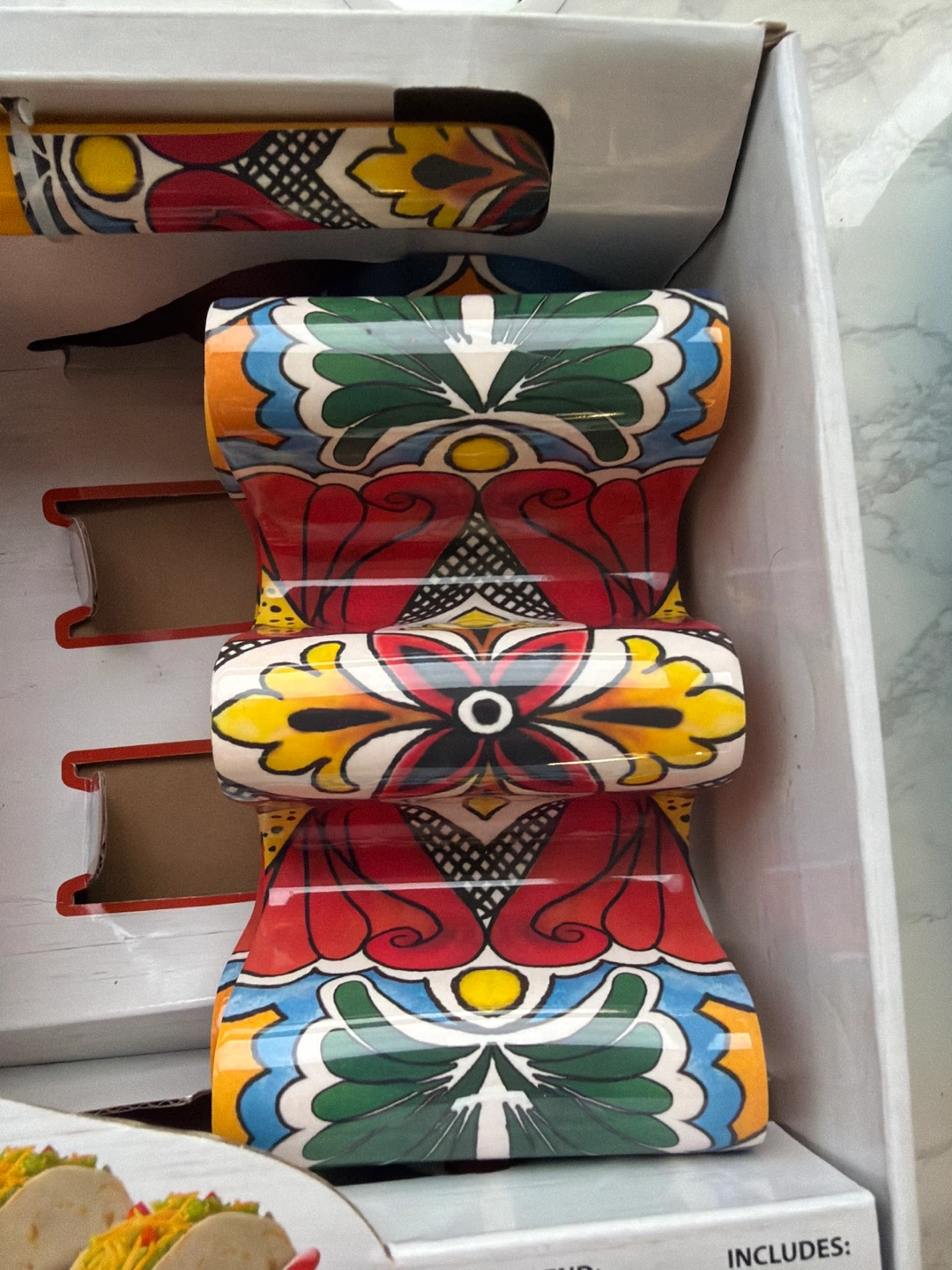 Taco Fiesta Set with Taco Holders and Spoons - photo 3