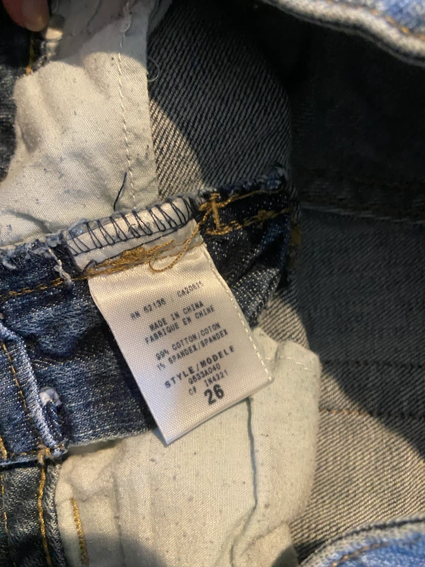 EUC: Vintage Y2K GUESS Low-Rise Denim Jeans - Size 26 - photo 5