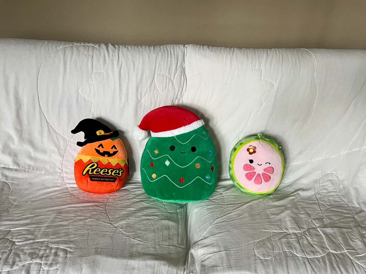 Original Squishmallows Carol Christmas Tree Plush Toy