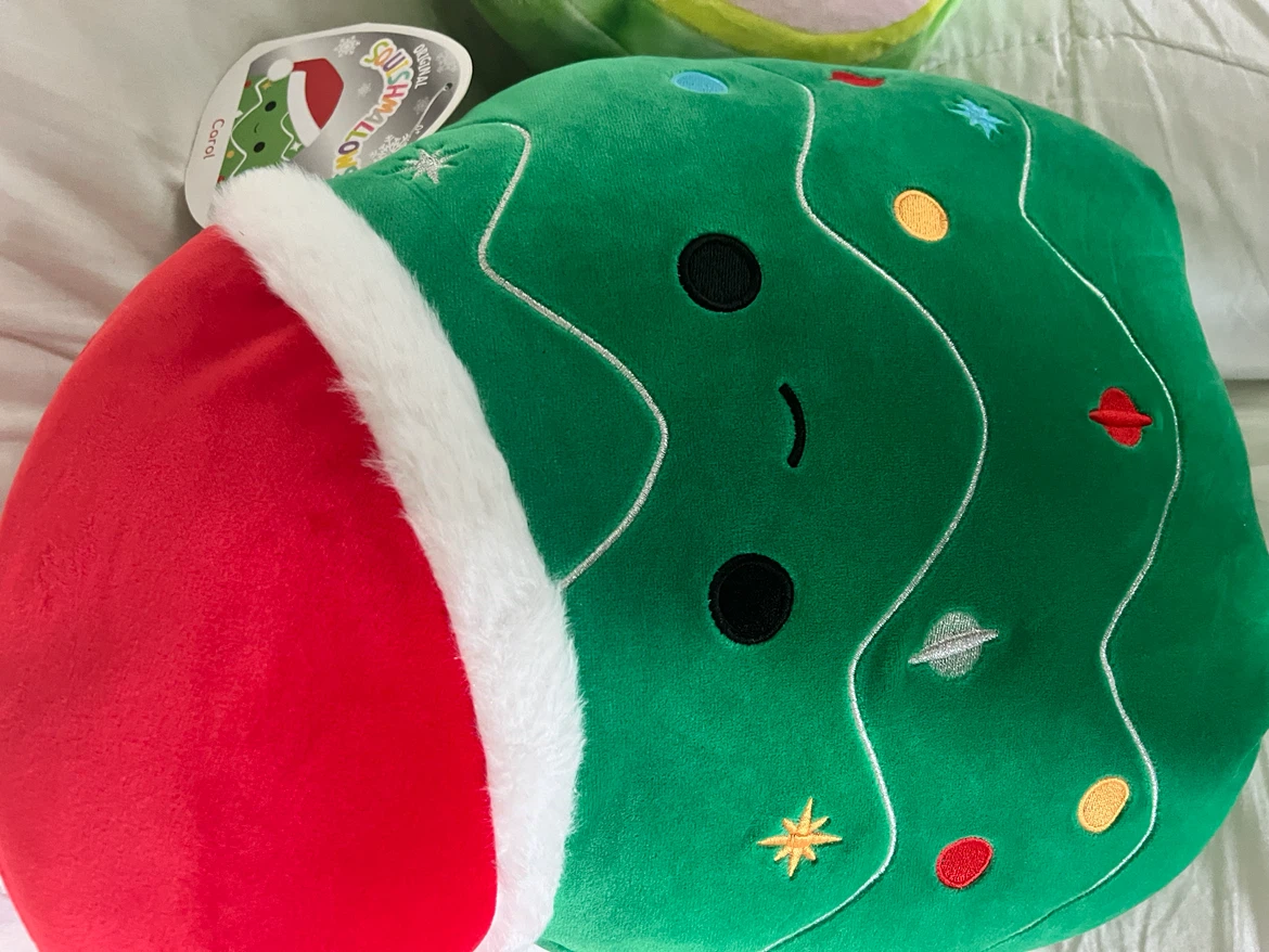 Original Squishmallows Carol Christmas Tree Plush Toy - photo 5