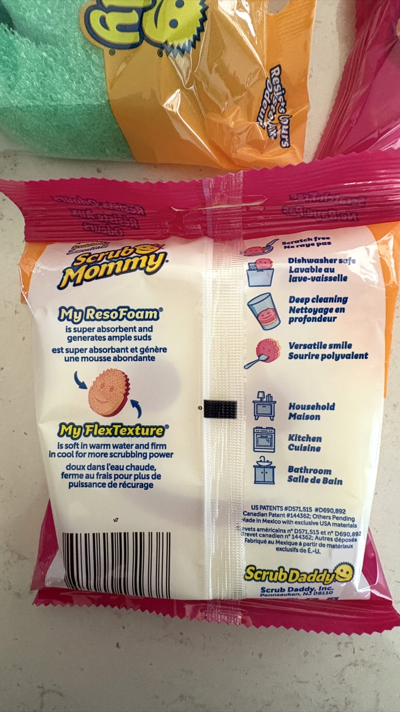 Scrub Daddy and Scrub Mommy sponges set of 3 - photo 3