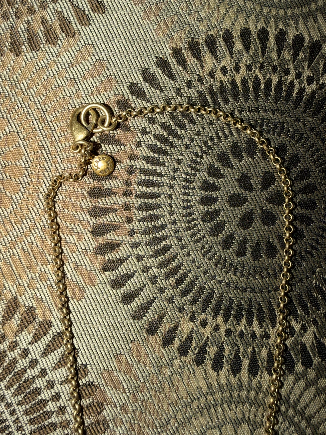 J.Crew Gold Tone Crystal Pendant Necklace - photo 5