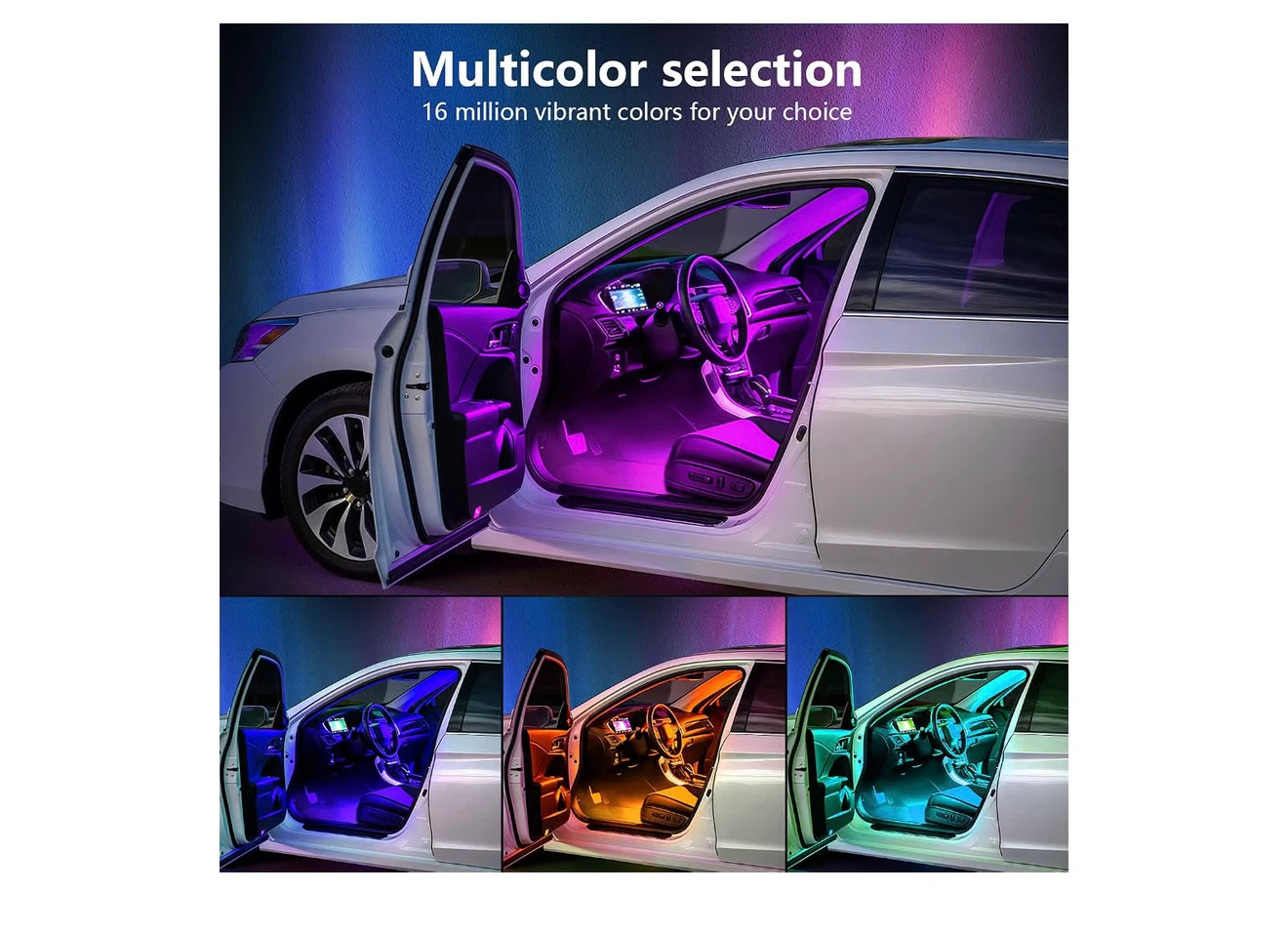 Interior Car Lights,Car Interior LED Lights,Ambient Lighting car - photo 2