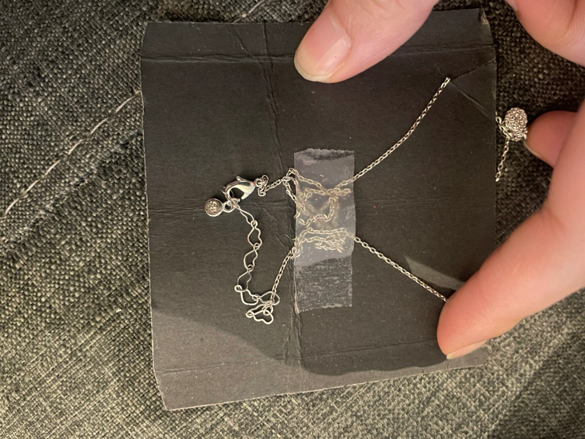 White Gold Dipped Necklace - photo 2