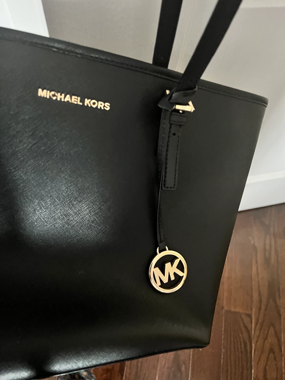 Michael Kors Black Leather Tote Bag - photo 3