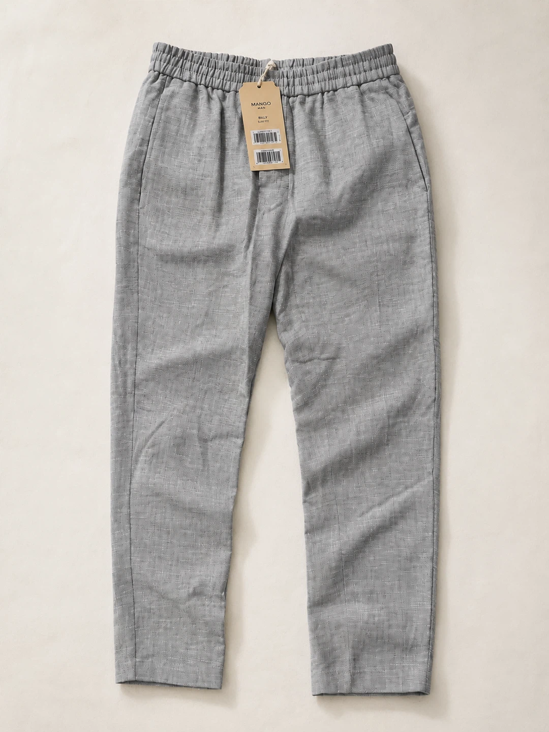 Frank and Oak Grey Linen Pants