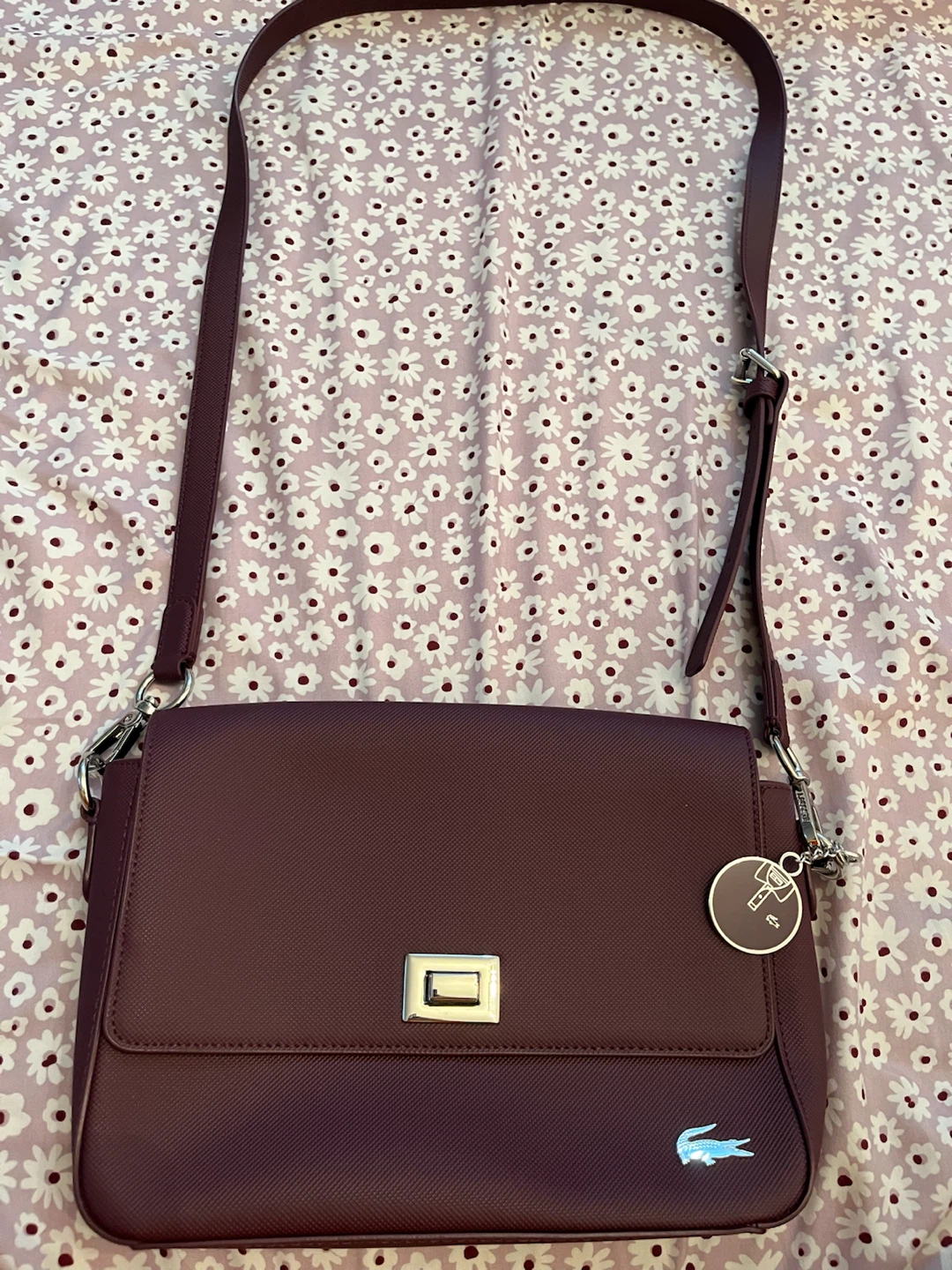Lacoste Burgundy Crossbody Bag - photo 2