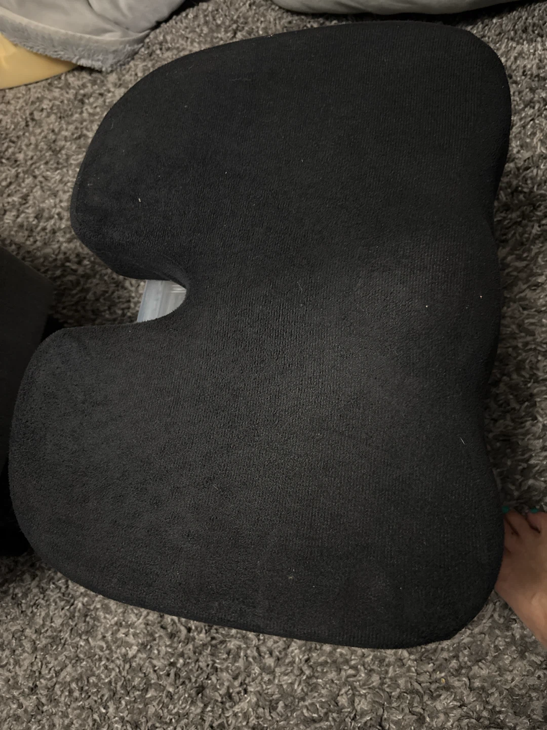 Black Ergonomic Seat Cushion