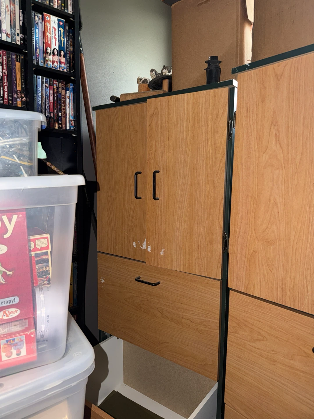 FREE…..Wood Storage Cabinet with Drawers and Doors - photo 2