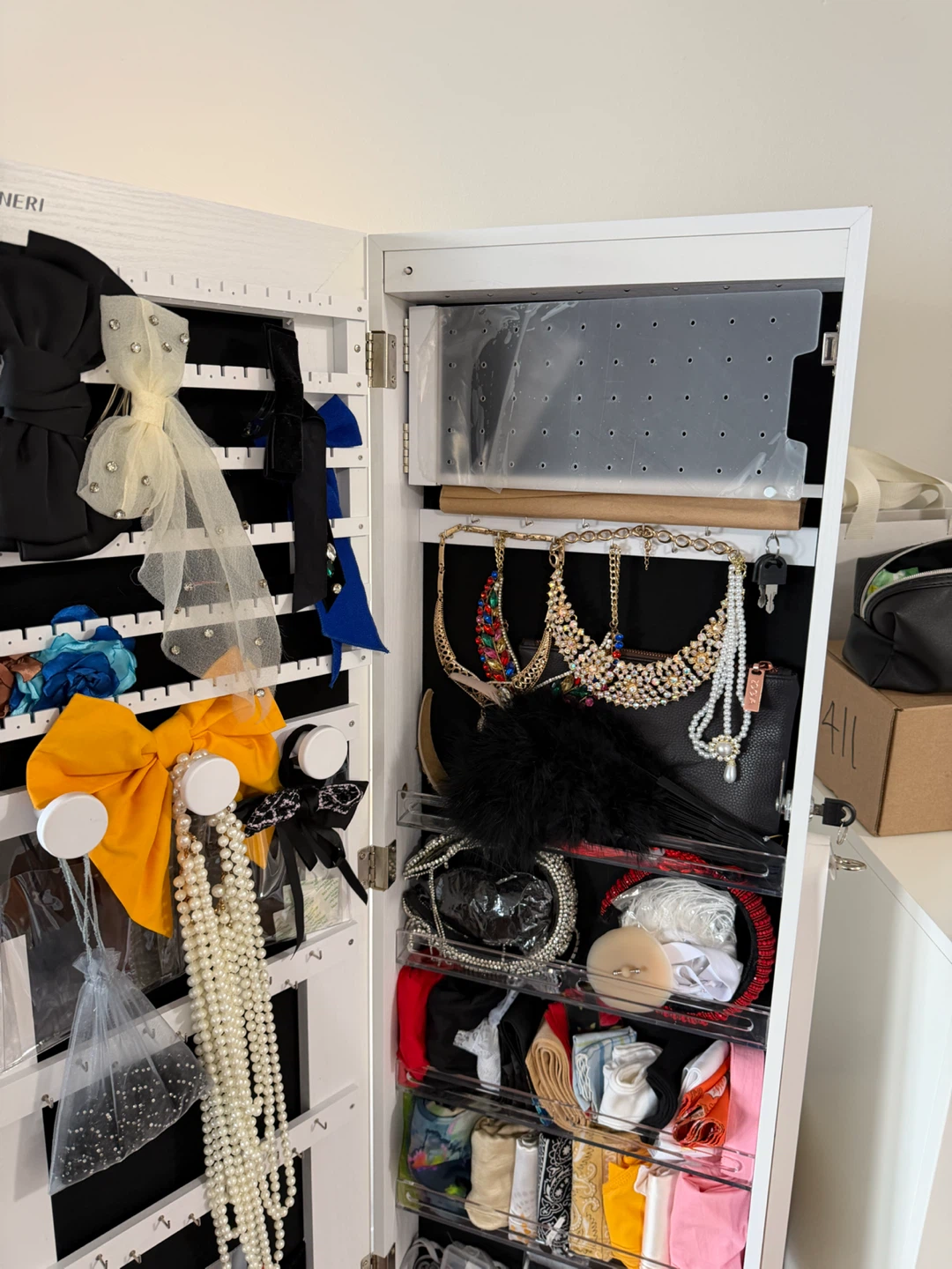 Jewelry Armoire with LED Mirror - photo 3