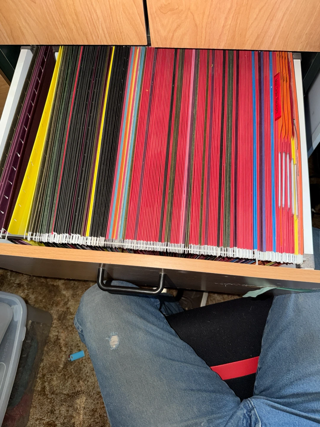 Hanging Folders with tabs
