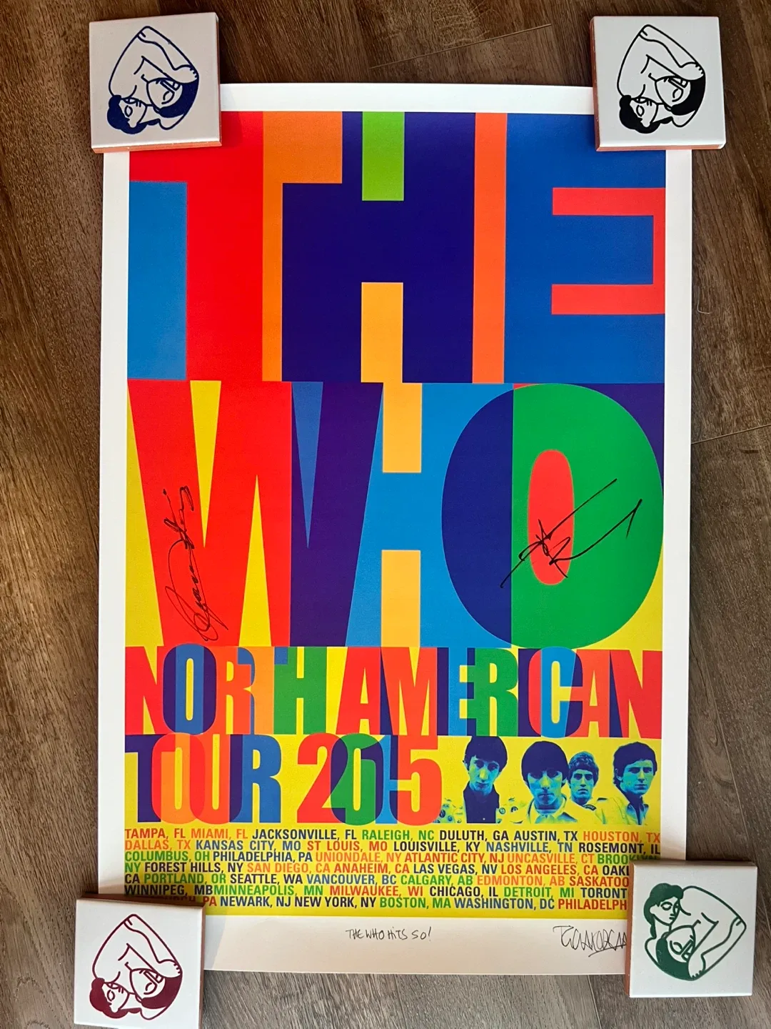 Signed The WHO Poster