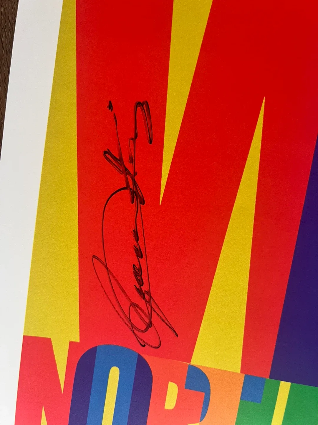 Signed The WHO Poster - photo 2