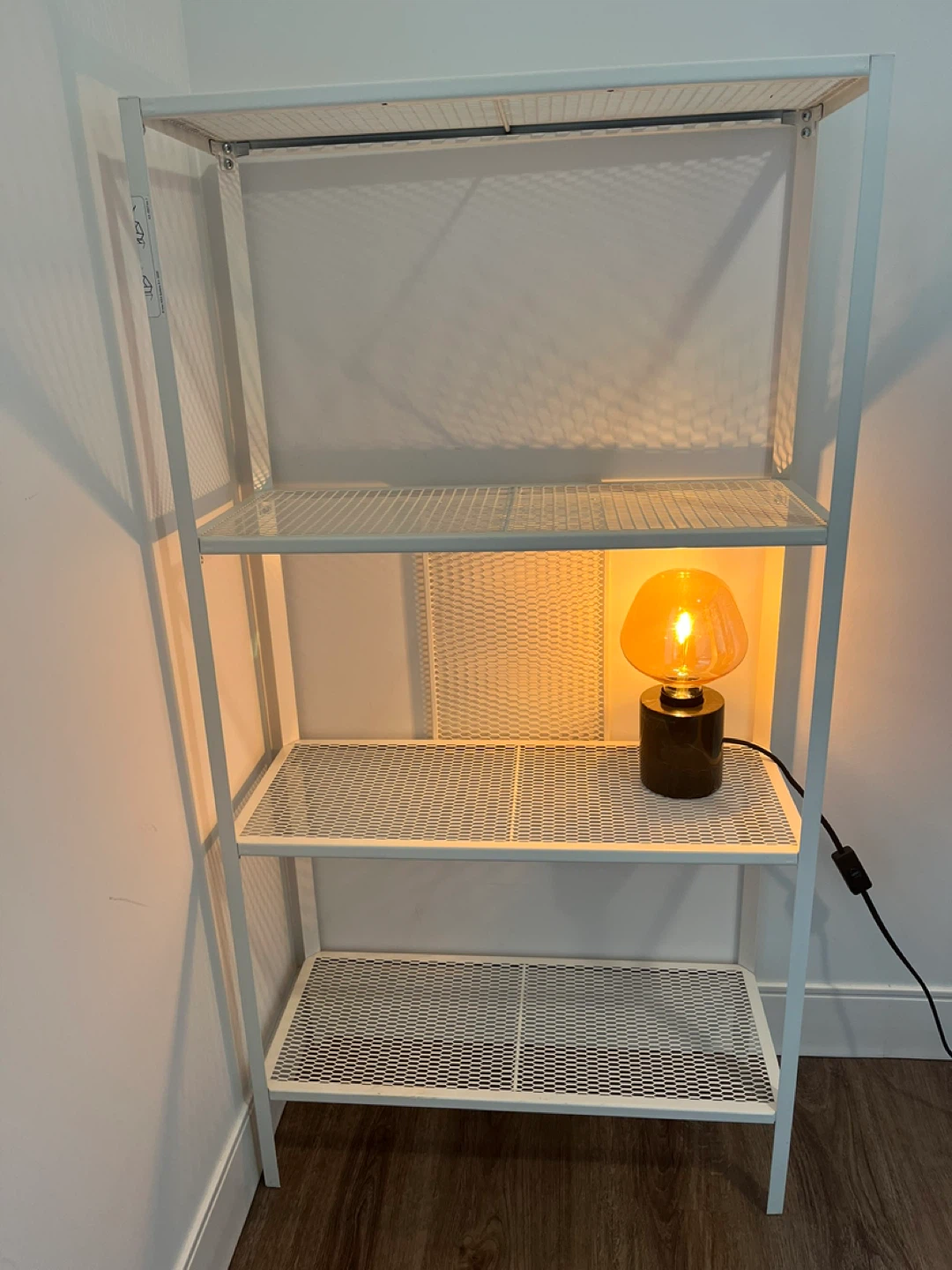 IKEA MARKFROST Table Lamp in Black Marble - photo 2