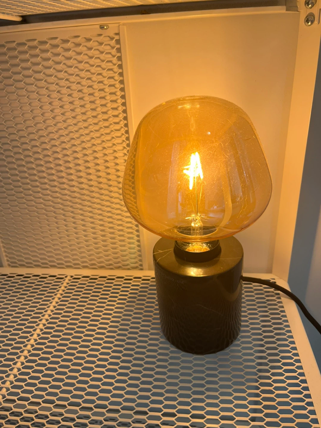 IKEA MARKFROST Table Lamp in Black Marble