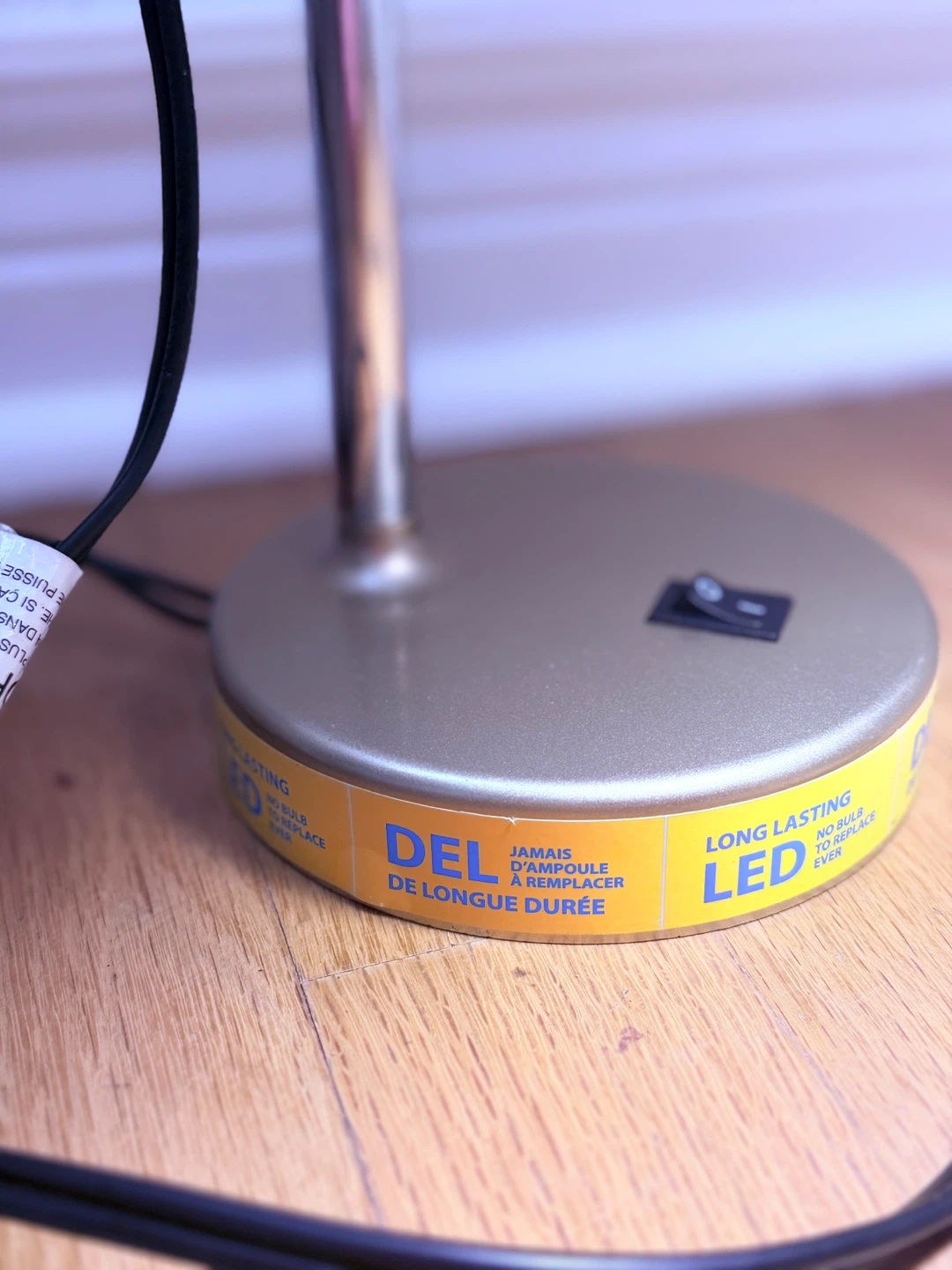 Silver LED Gooseneck Desk Lamp - photo 2