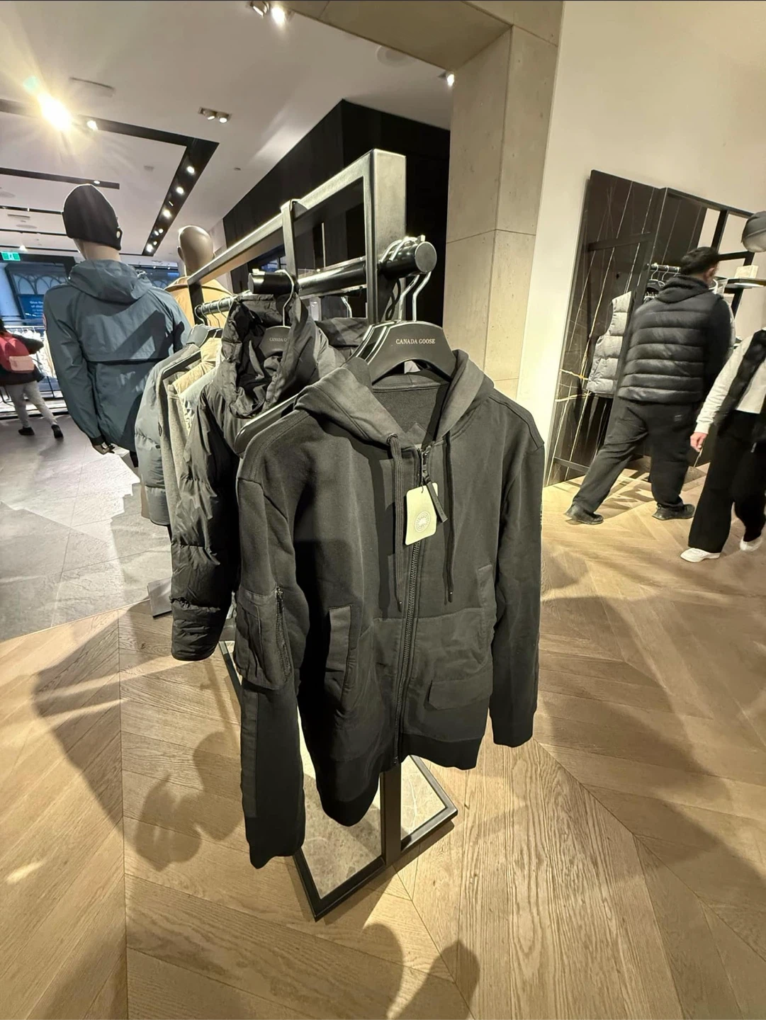 Canada Goose Black Zip-Up Hoodie XL