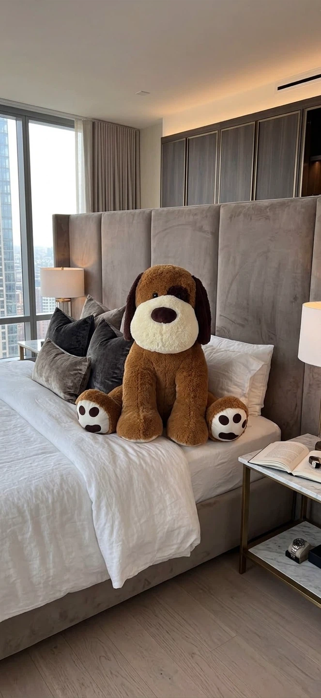 Large Stuffed Dog Plush Toy