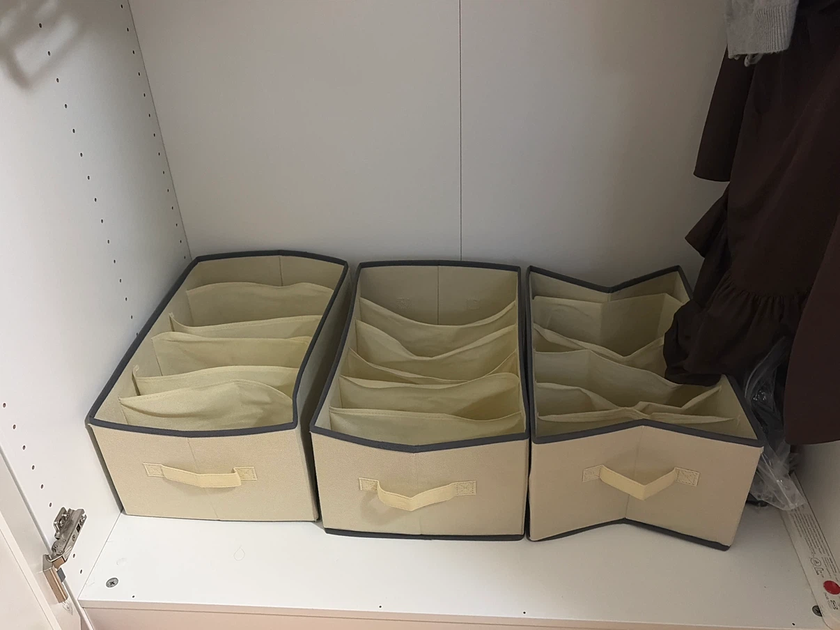 Closet organizers divided 6