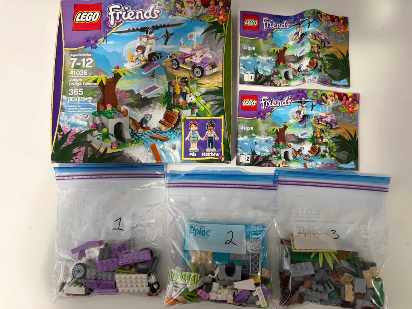 LEGO Friends 41036 Jungle Bridge Rescue Set