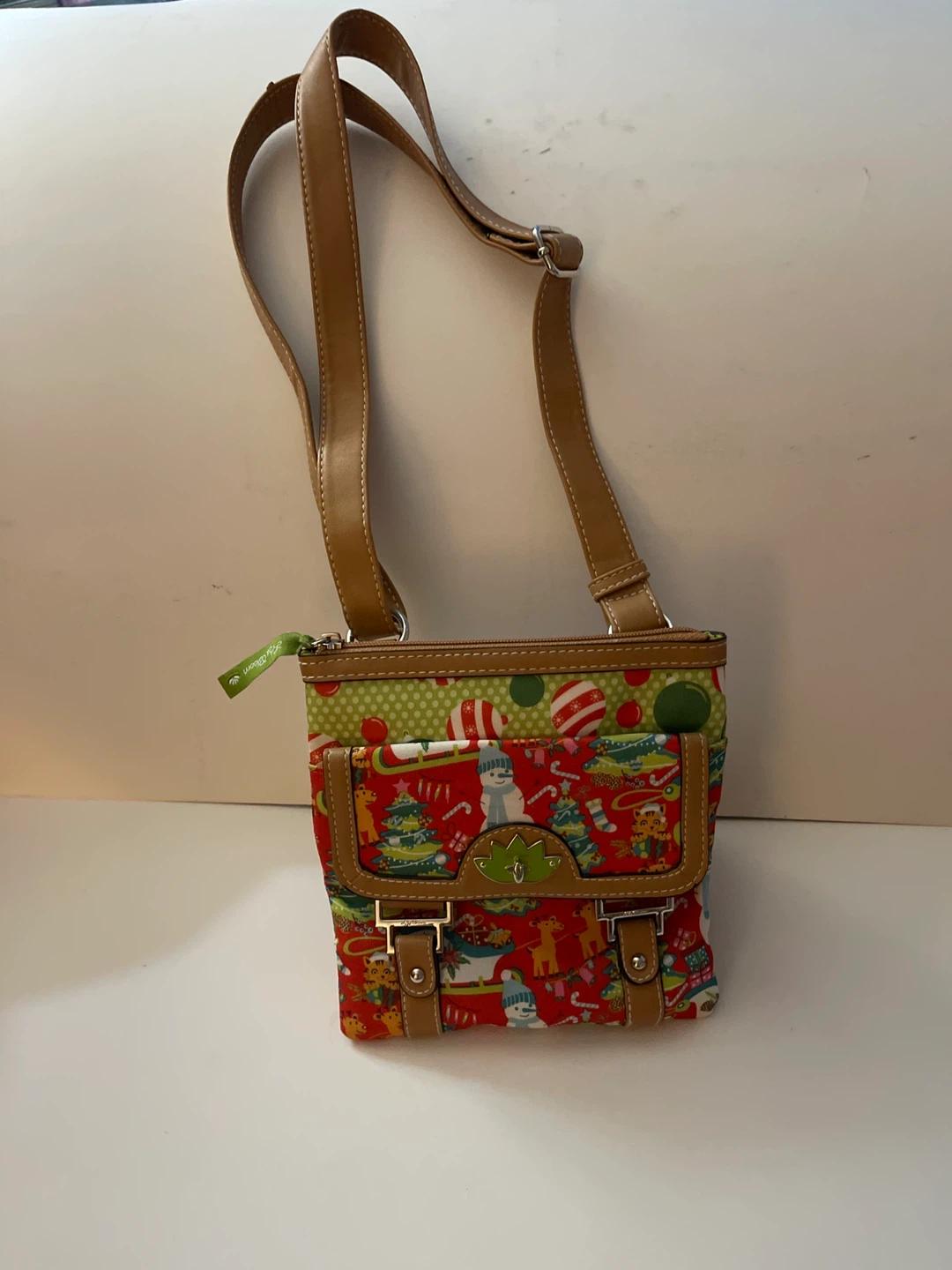 Lily Bloom Christmas crossbody bag