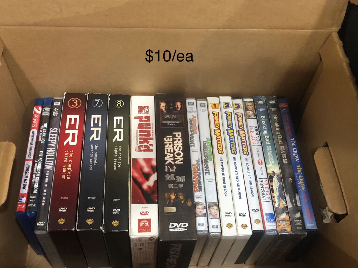 TV Seasons and Movie Packs on DVD & Bluray
