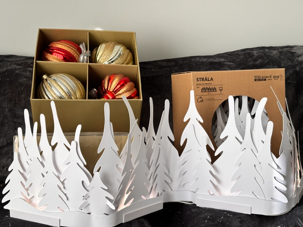 IKEA STRÅLA White LED Christmas Tree Table Decoration - photo 2