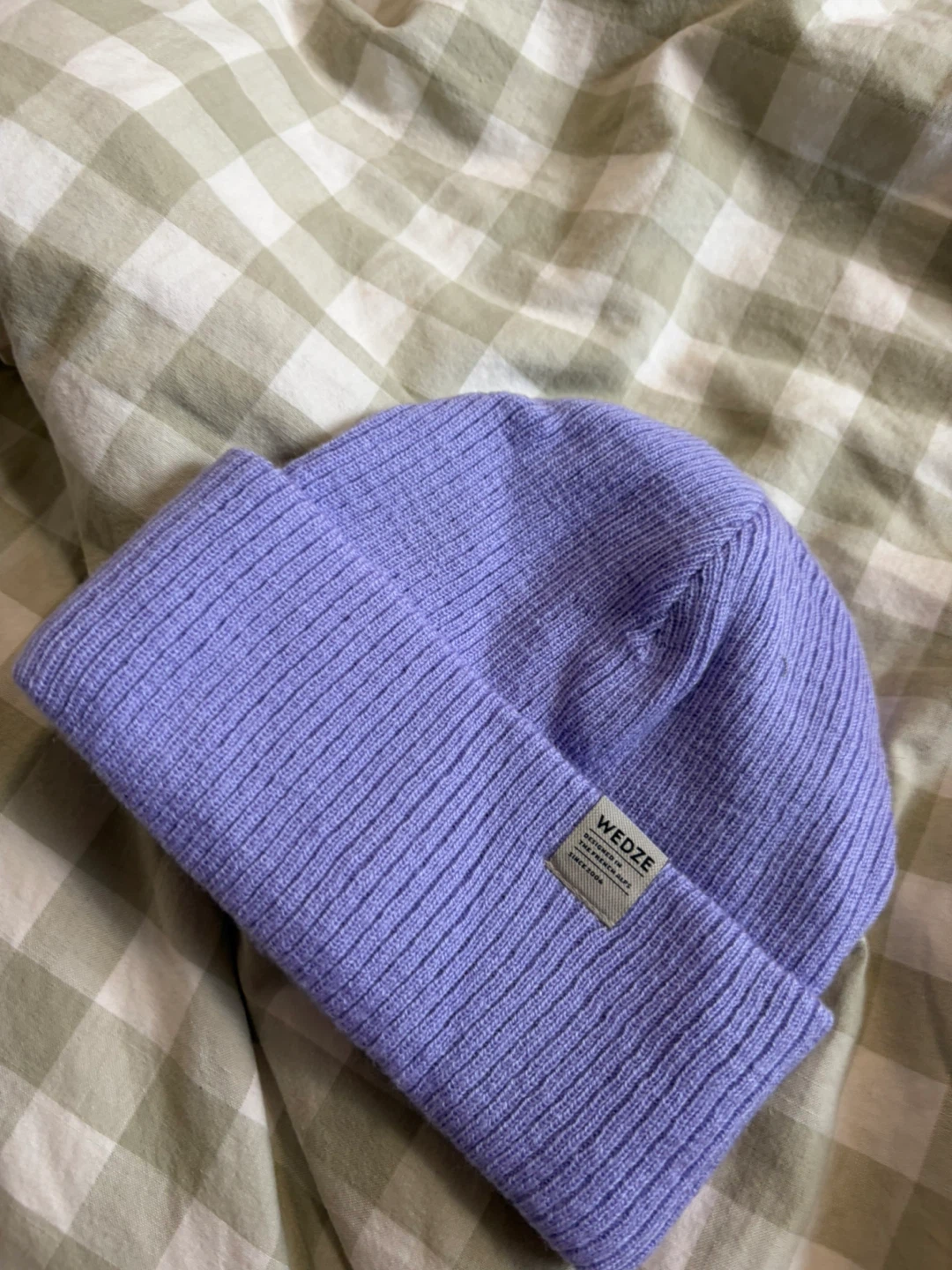 Decathlon Wedze Purple Knit Beanie