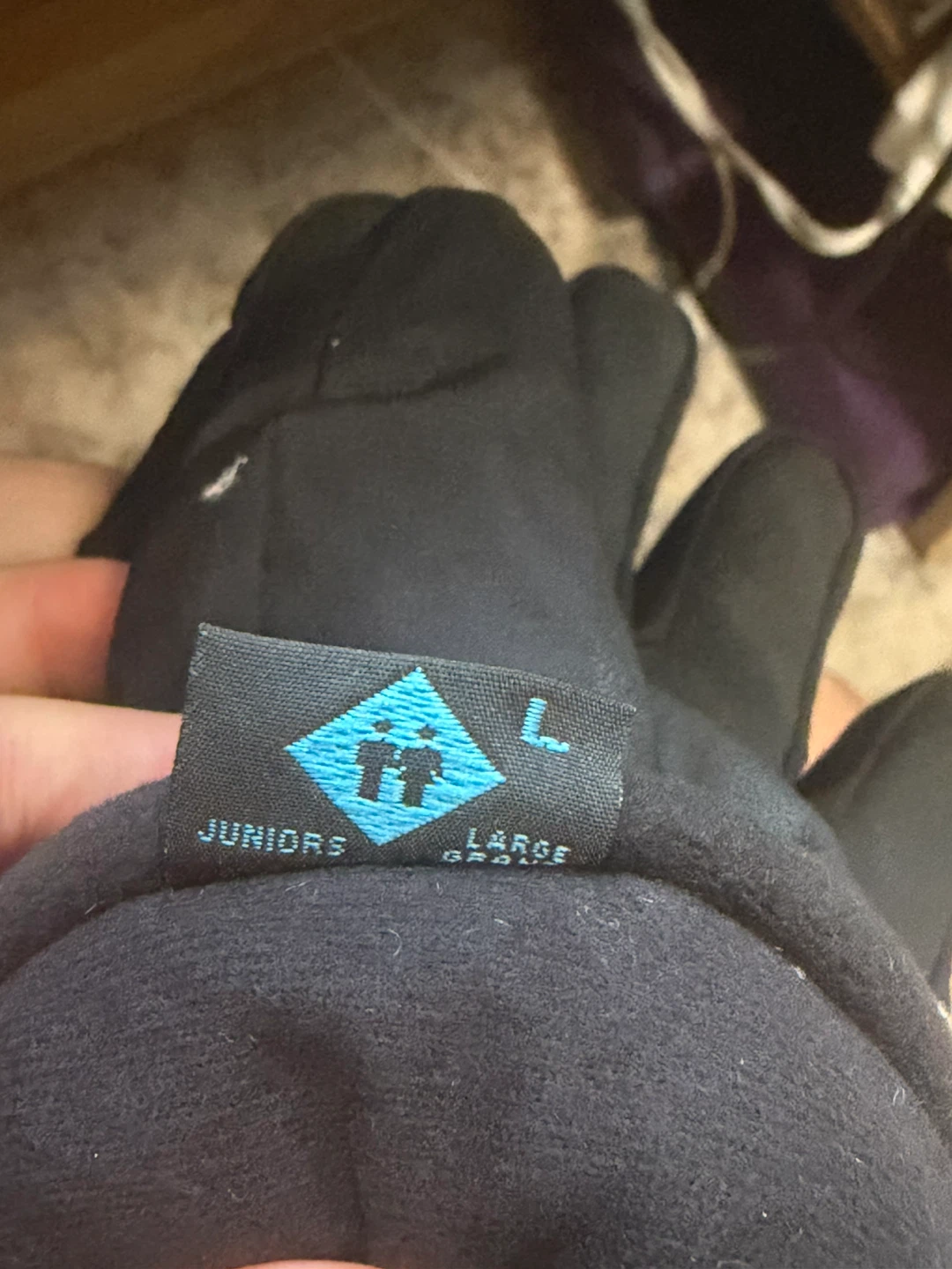Junior large sized ski gloves - photo 2