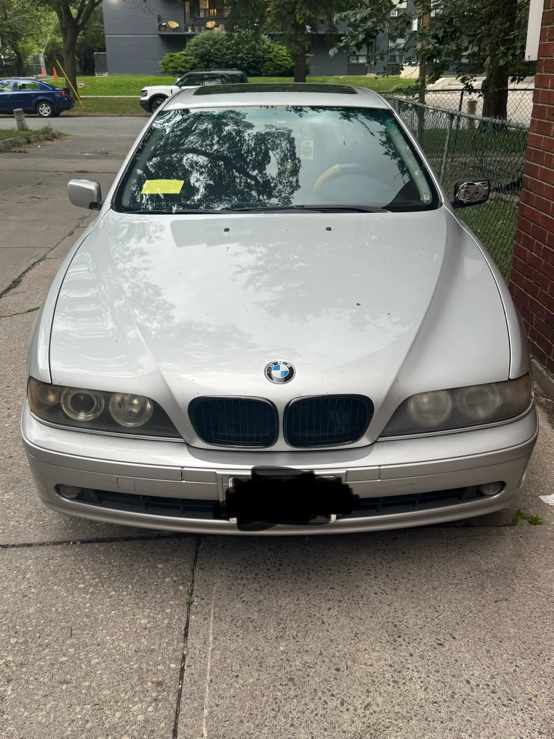 Silver BMW 530i Sedan