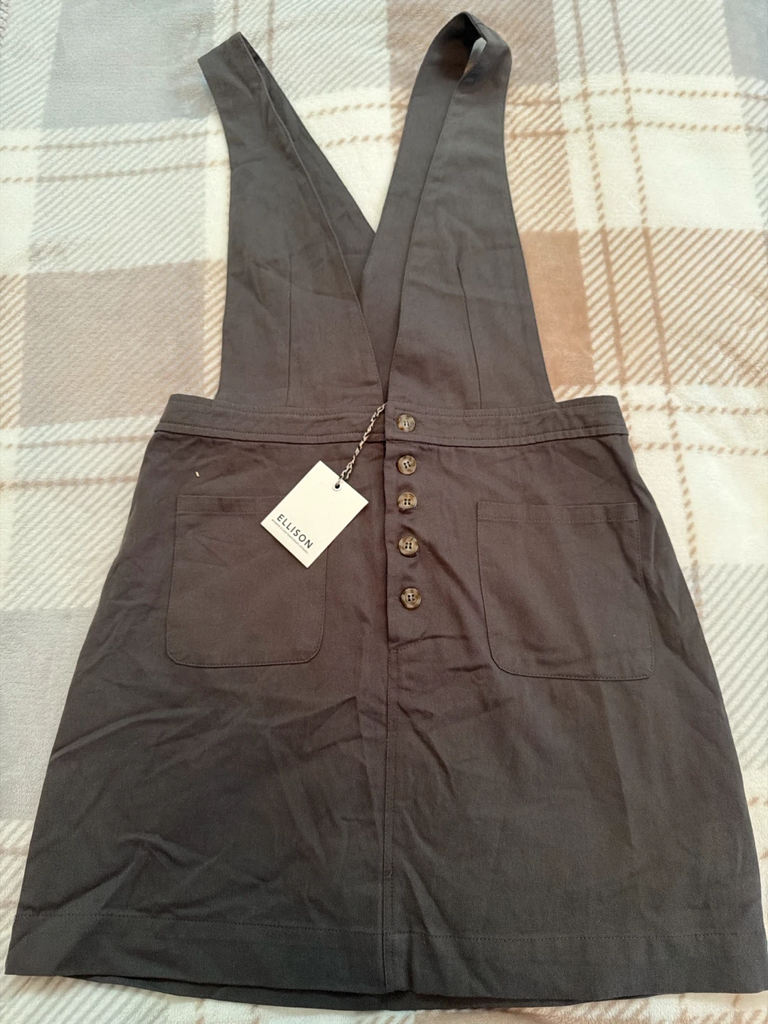 Ellison brown overall dress size M