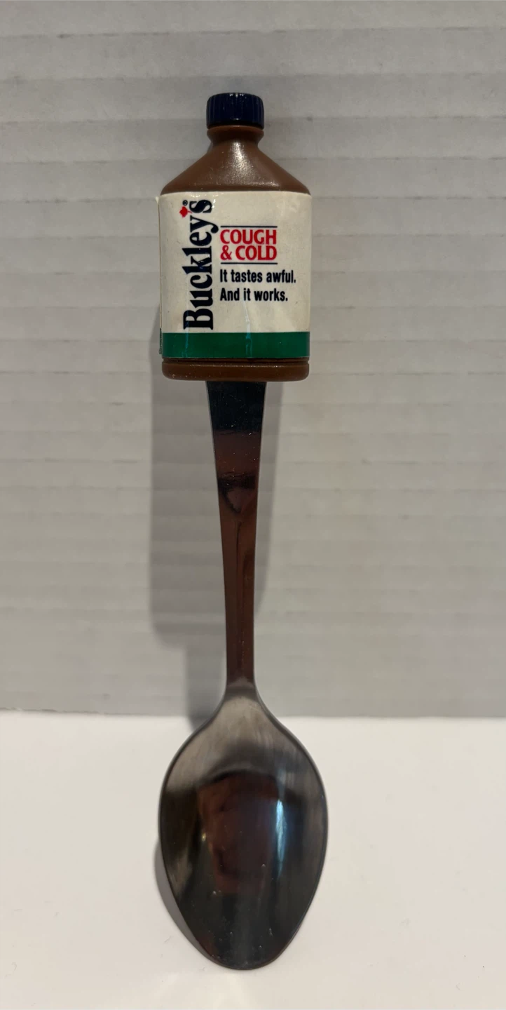 Buckley's Cough & Cold Spoon Vintage Collectible