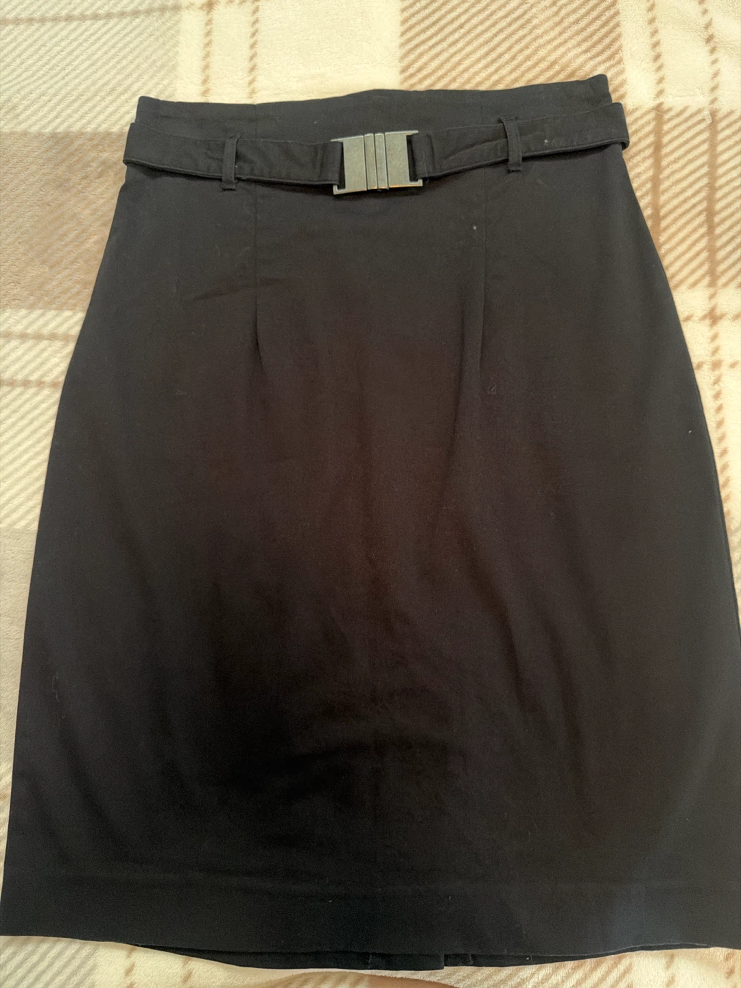 Jacob black belted pencil skirt size 6