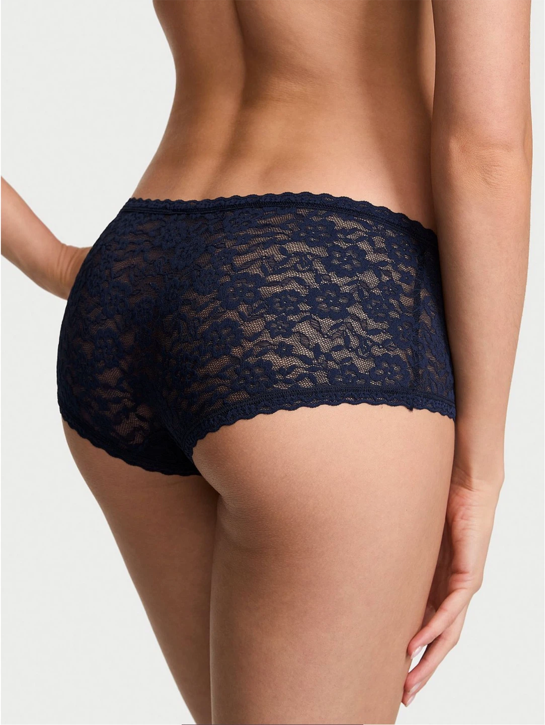 Victoria Secret Women's Navy Lace Boyshorts - photo 2