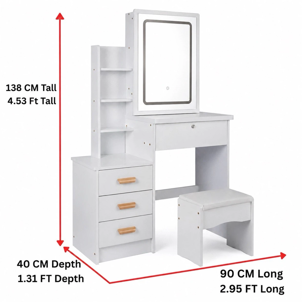 CLEARANCE SALE LIMITED Brand new sealed Makeup Vanity set - photo 2