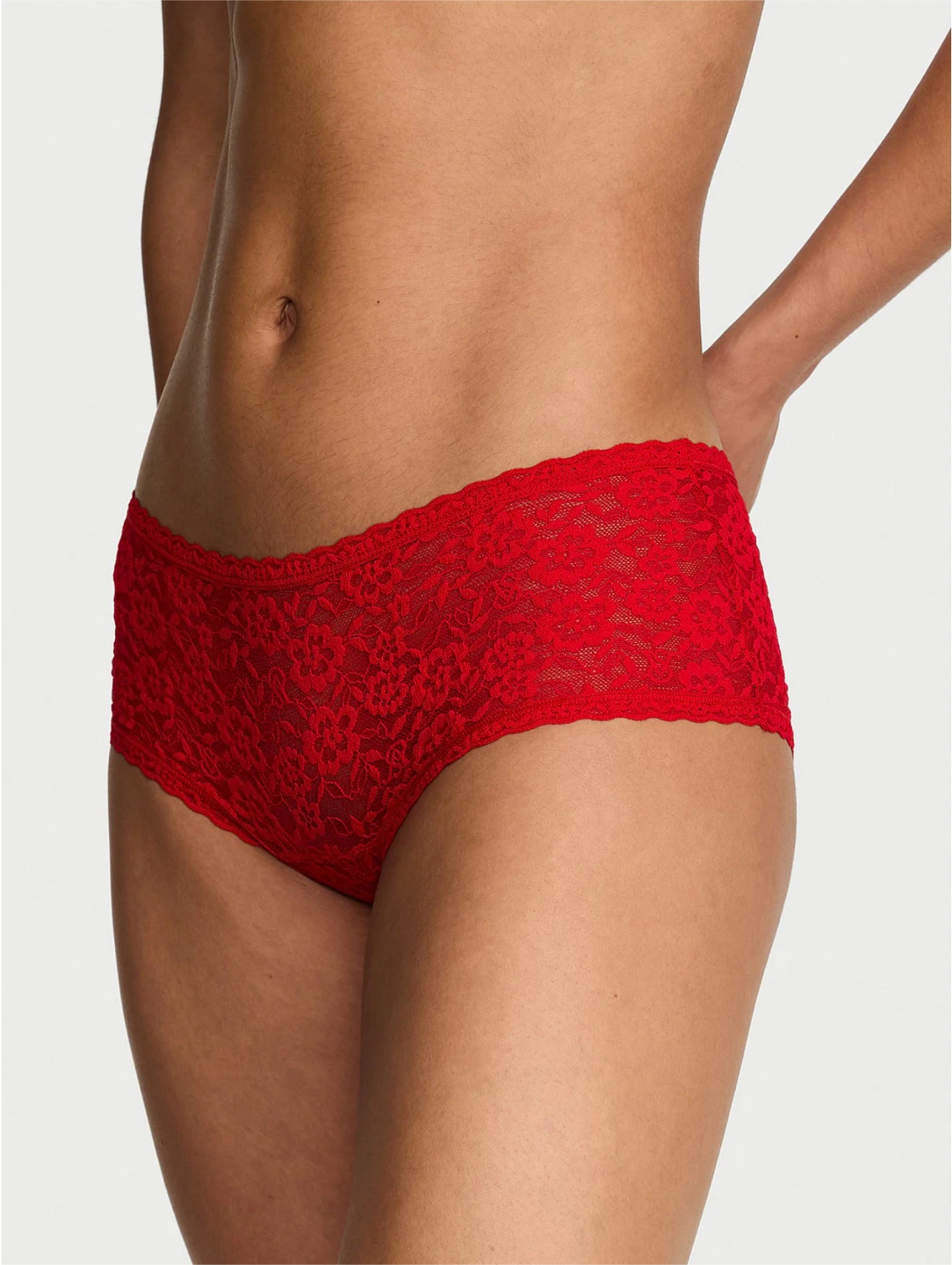 Victoria Secret Red Lace Boy Shorts