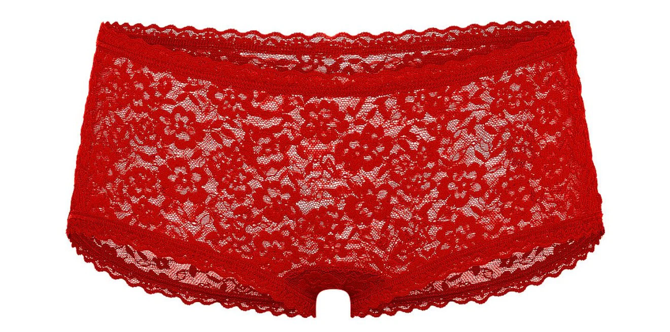 Victoria Secret Red Lace Boy Shorts - photo 3