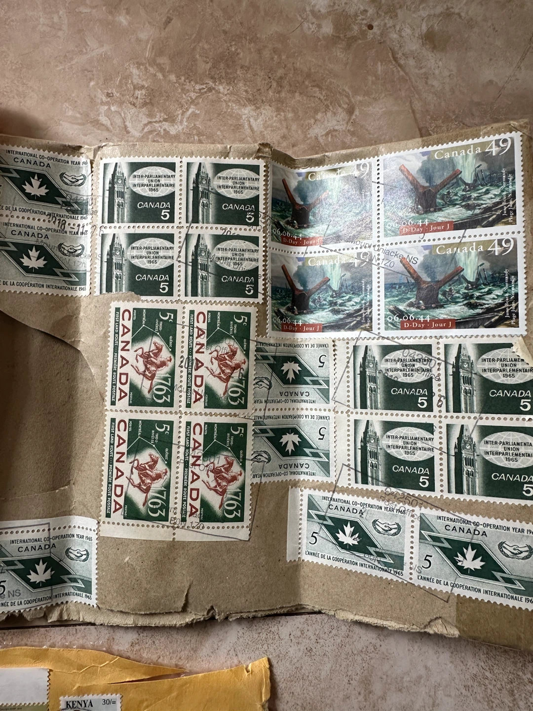 Collection of Canadian and Kenyan Stamps - photo 3