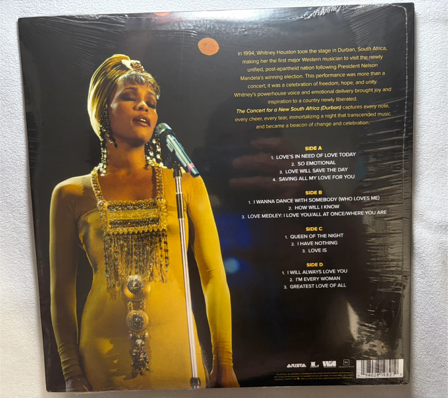 Whitney Houston 3 Vinyls “Celebrate 35 Years” “Durban” - photo 3