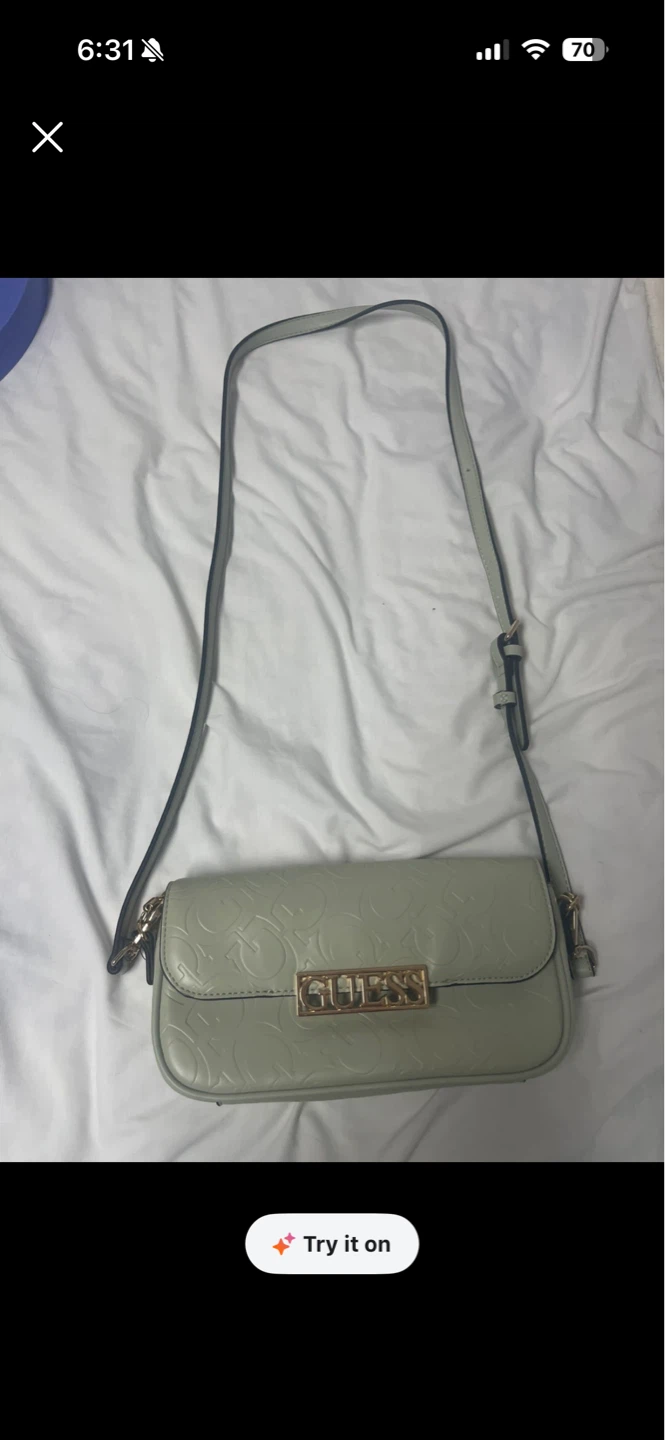 Guess Sage Green Crossbody Bag